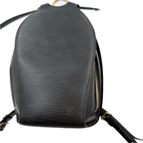 Louis Vuitton Mabillon Black Epi Leather Backpack Vintage 1998 Authentic - Picture 3 of 17